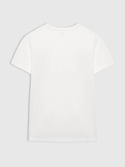 Beyaz Favorite Grafik Baskılı T-shirt