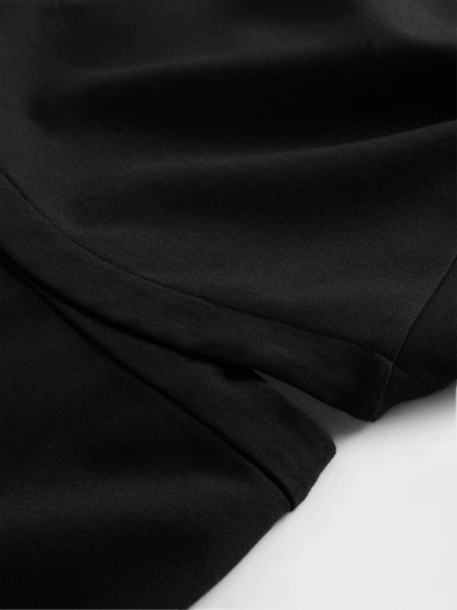 Siyah Gapstudio Jersey Midi Elbise