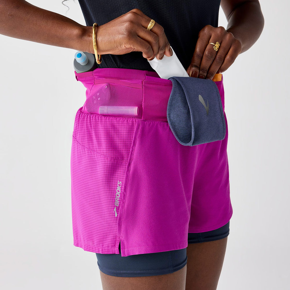 Brooks High Point 3 2-in-1 2.0 Kadın Pembe Şort