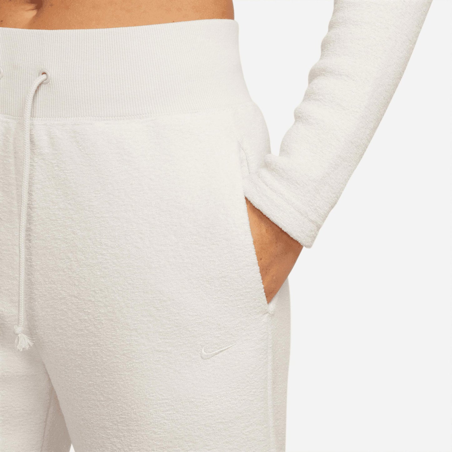 Nike Sportswear Phoenix Plush Kadın Krem Eşofman Altı