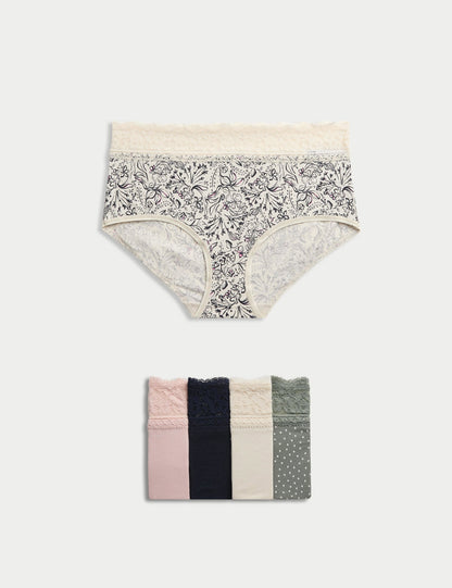 5'li Dantel Detaylı Short Külot Seti
