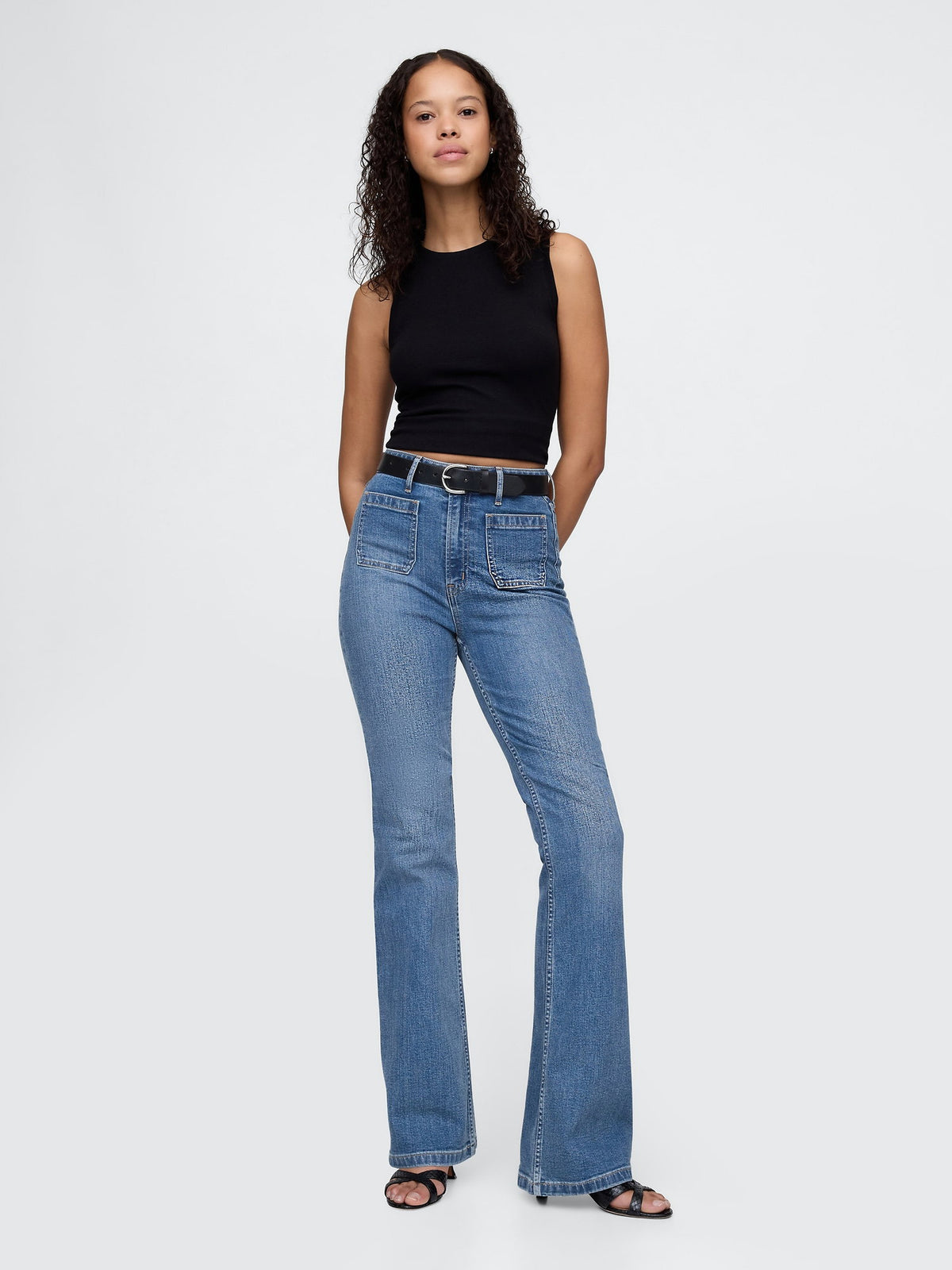 Mavi High Rise '70s Flare Curvy Jean Pantolon