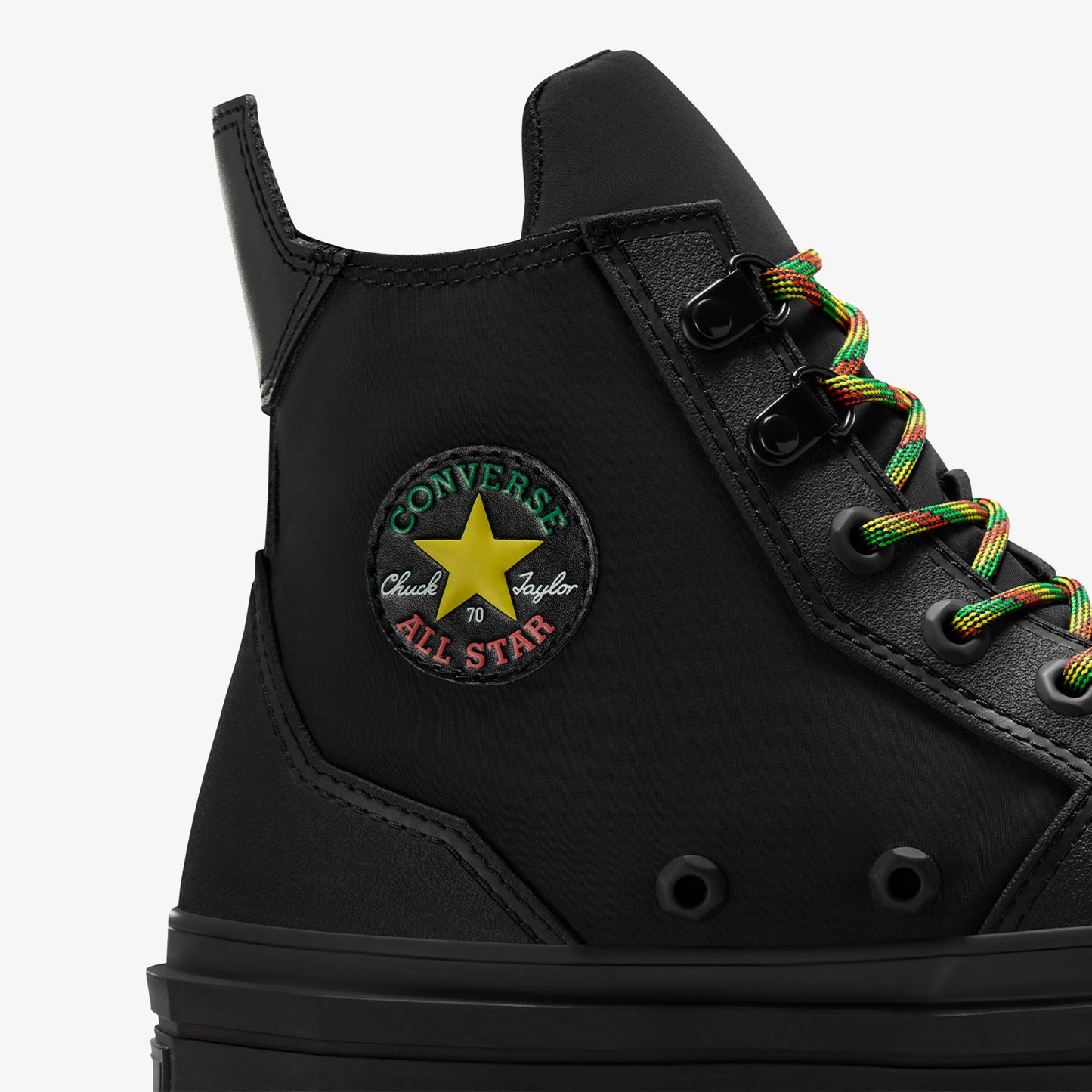 Converse Chuck 70 De Luxe Heel Unisex Siyah Platform Sneaker