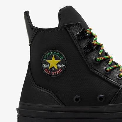 Converse Chuck 70 De Luxe Heel Unisex Siyah Platform Sneaker