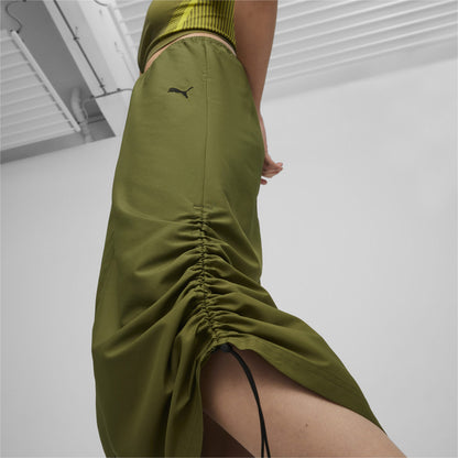 Puma Dare To Midi Woven Skirt Kadın Yeşil Etek