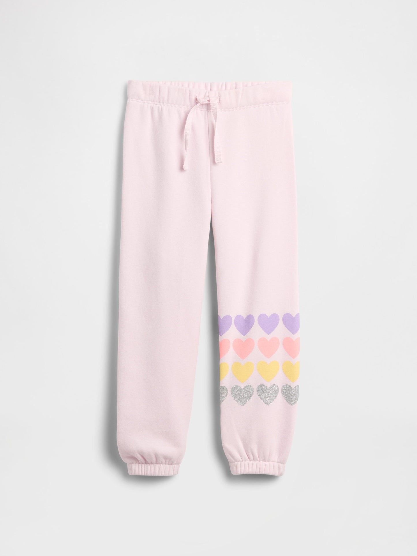 Pembe Relaxed Pull-on Logo Eşofman Altı