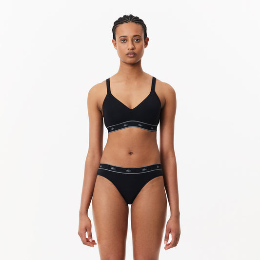 Lacoste Classic Kadın Siyah Bra