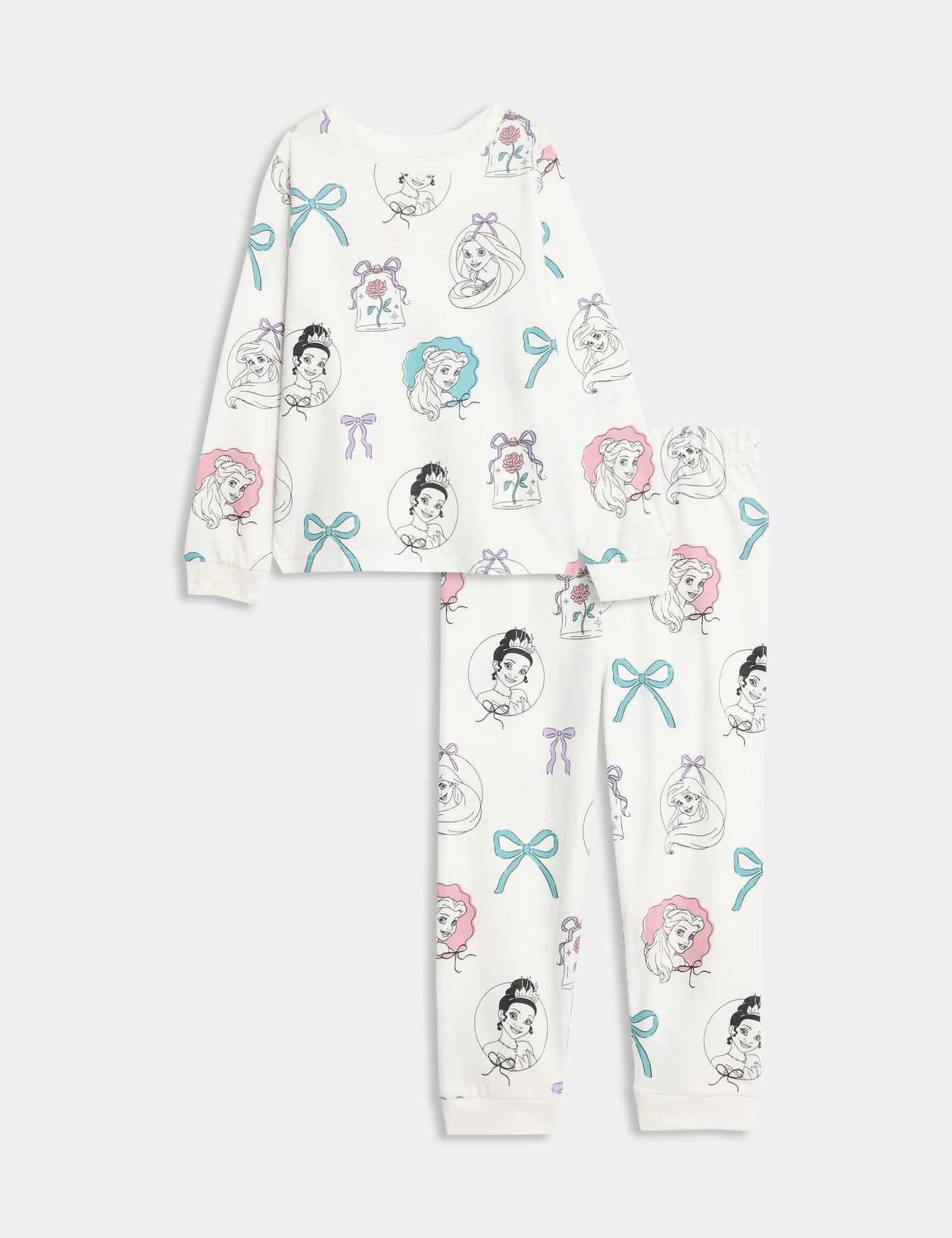 Disney Prenses™ Saf Pamuklu Pijama Takımı (2–8 Yaş)