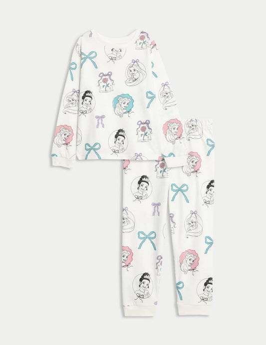 Disney Prenses™ Saf Pamuklu Pijama Takımı (2–8 Yaş)