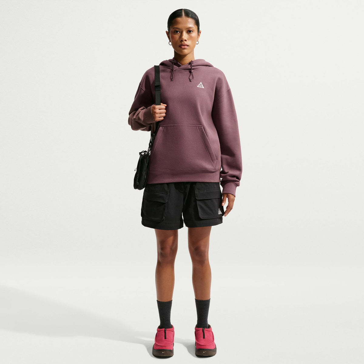 Nike U Acg Tuff Flc Hoodıe Po Erkek Bordo Sweatshirt