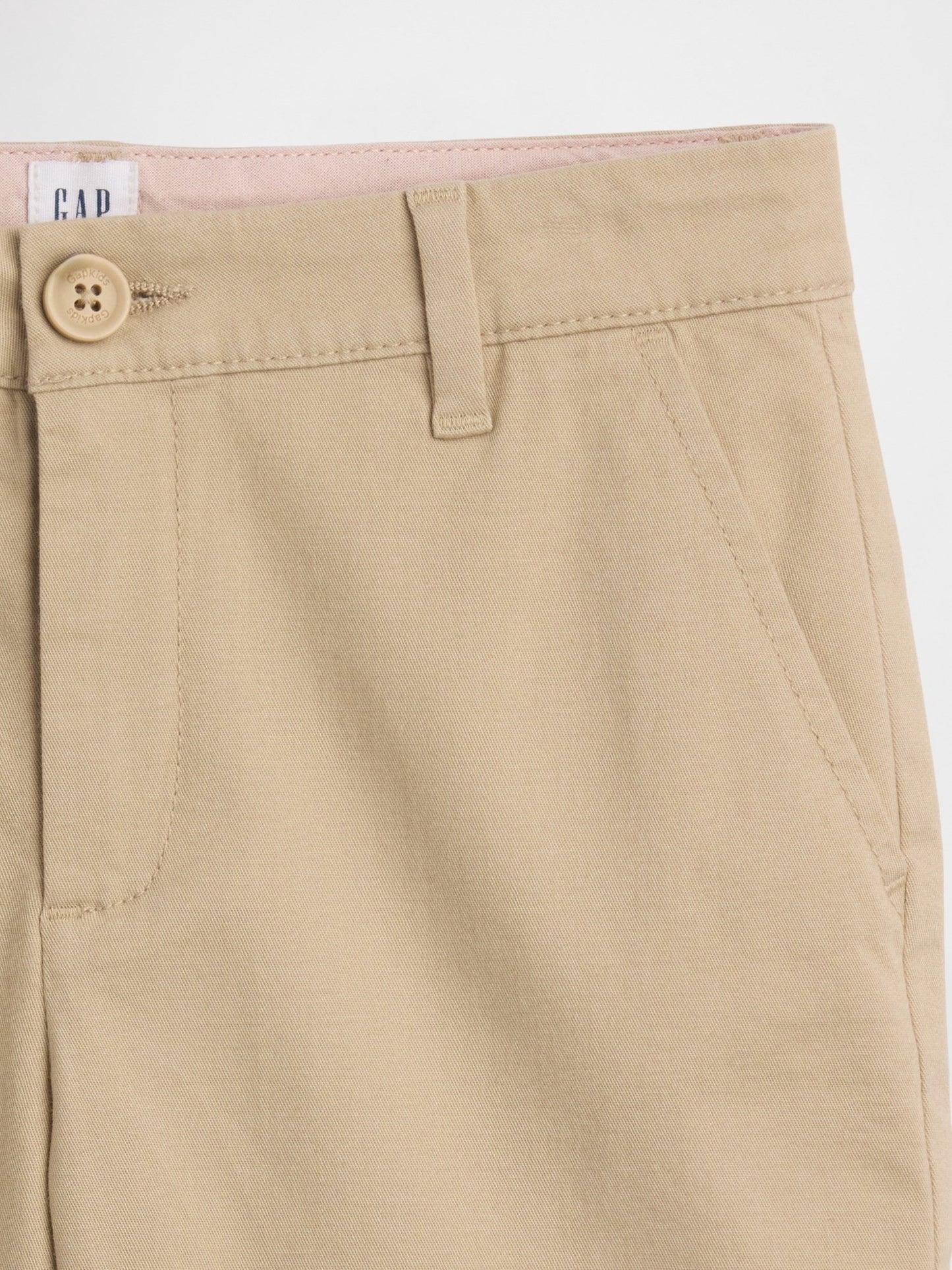 Bej Midi Uniform Şort