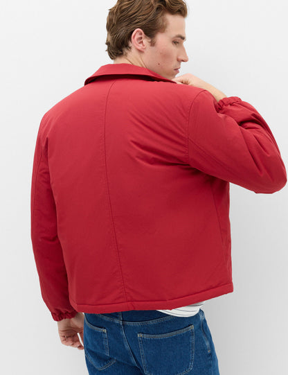 Fermuarlı Harrington Ceket