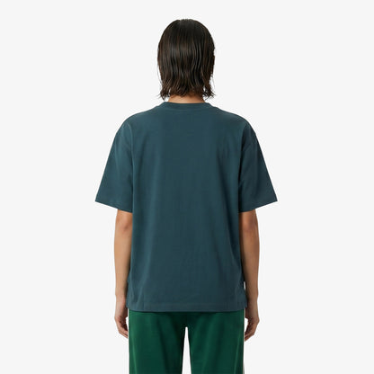 New Balance Sport Graphic Oversized Kadın Yeşil T-shirt