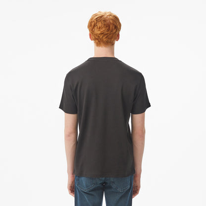 Lacoste Erkek Oversize Fit Bisiklet Yaka Siyah T-shirt
