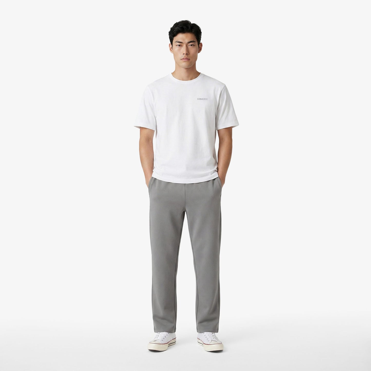 Converse Regular Fit Erkek Beyaz T-shirt
