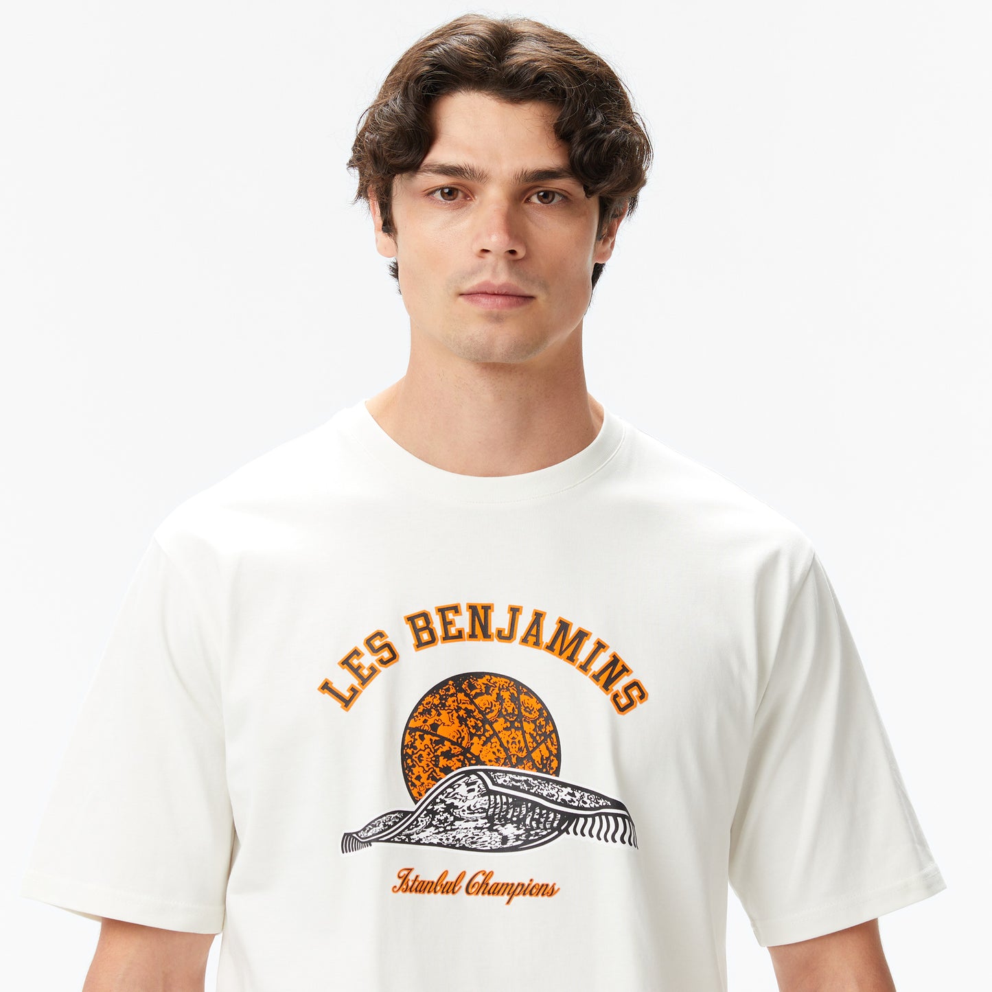Les Benjamins Erkek Beyaz T-shirt