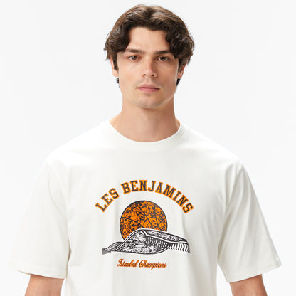 Les Benjamins Erkek Beyaz T-shirt