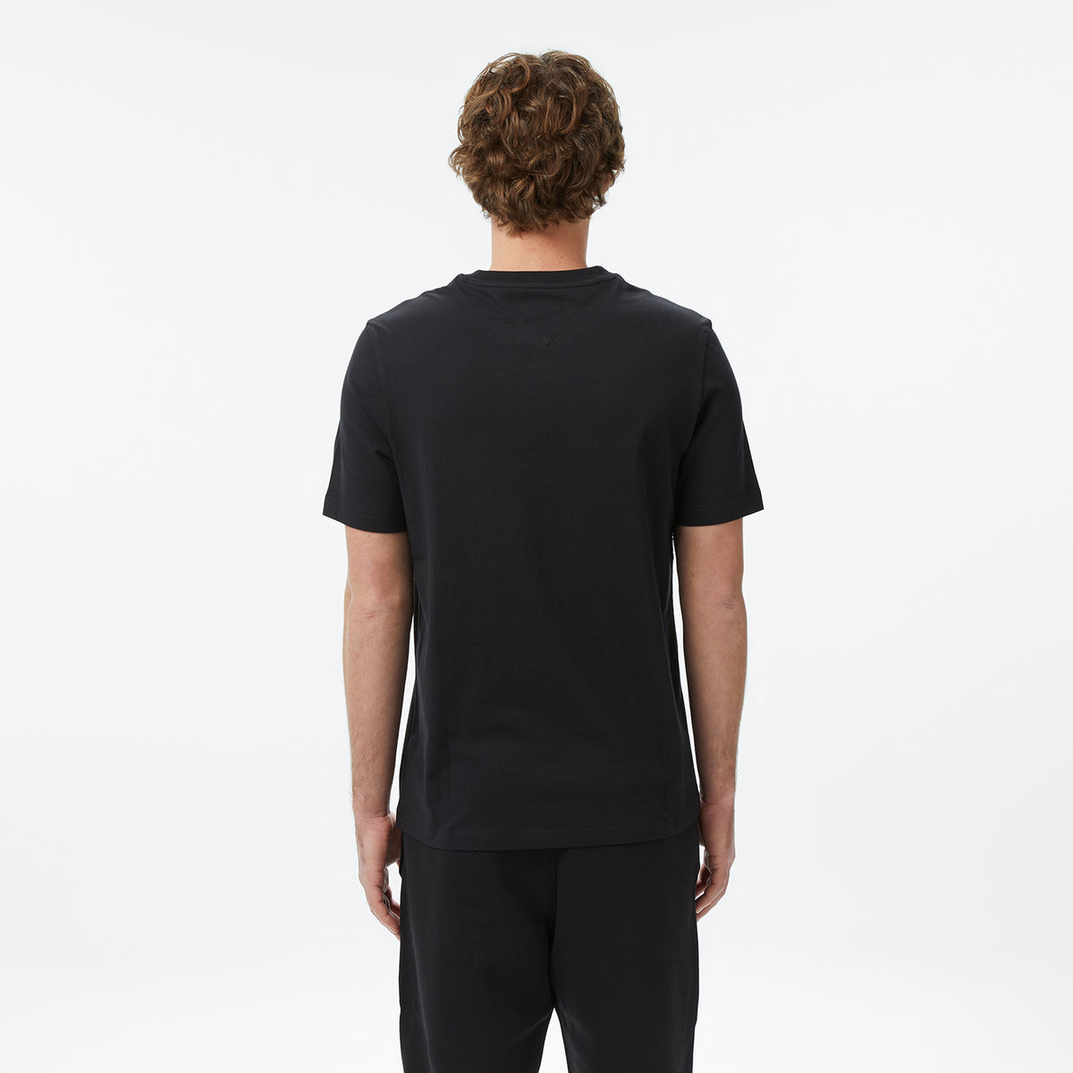 Tommy Hilfiger Brand Love Graphic Erkek Siyah T-shirt