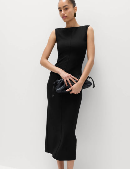 Jersey Midi Bodycon Elbise