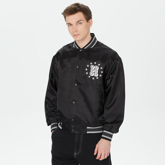 Huf Galactic Stack Baseball Erkek Siyah Ceket