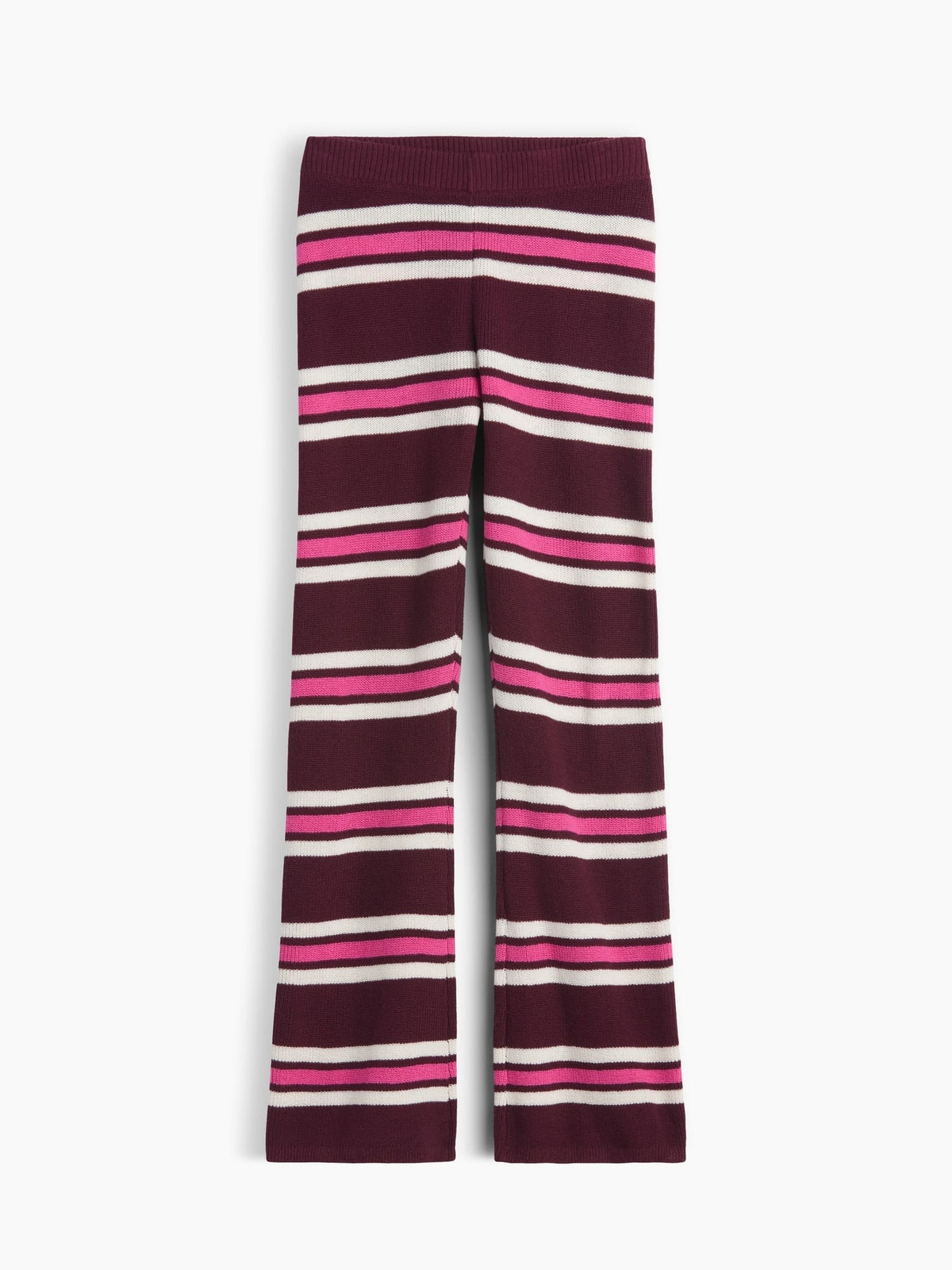 Bordo Pull-on Flare Pantolon