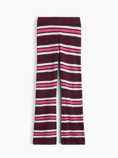 Bordo Pull-on Flare Pantolon
