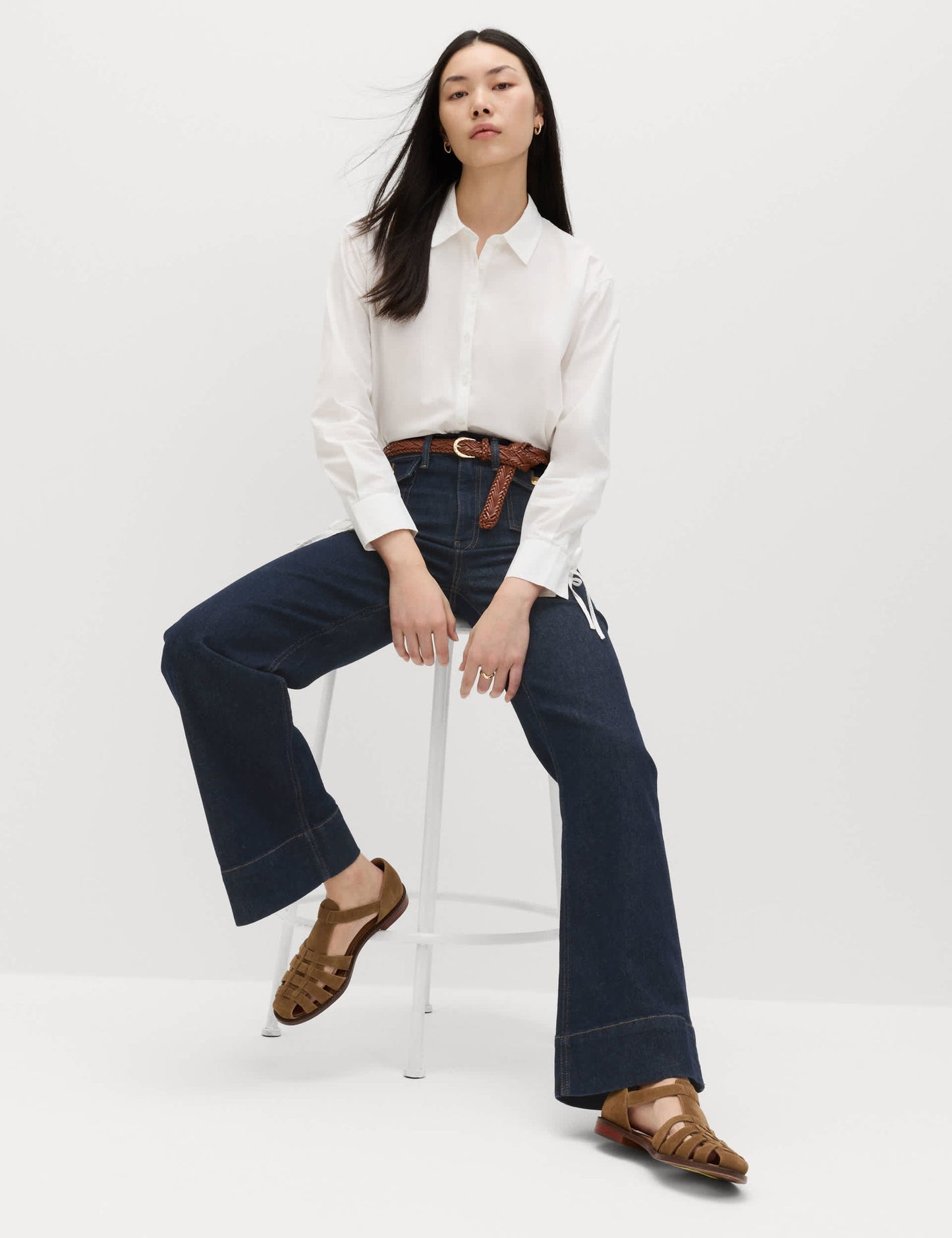Yüksek Bel Flare Jean