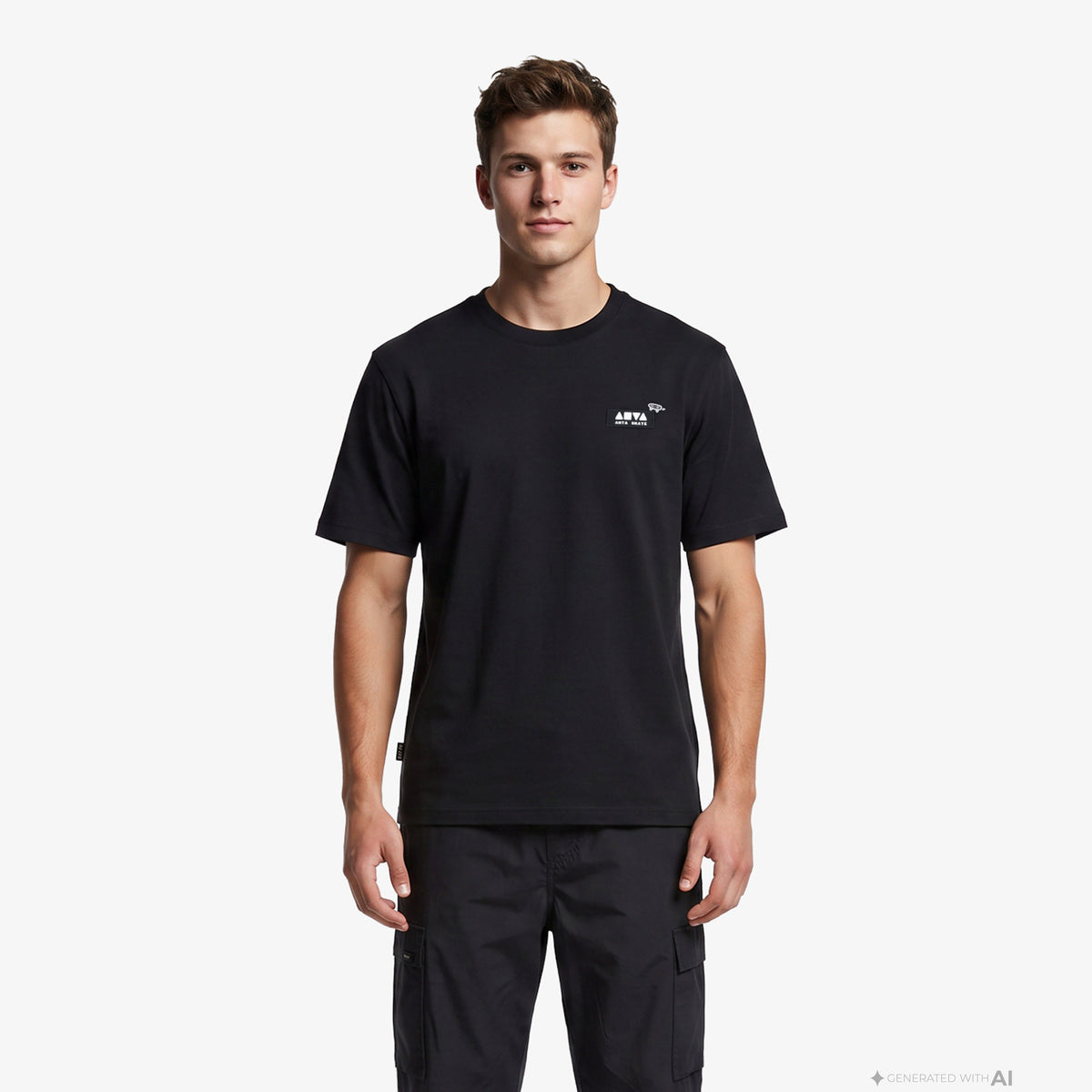 Anta Diary Of Skater Erkek Siyah T-shirt