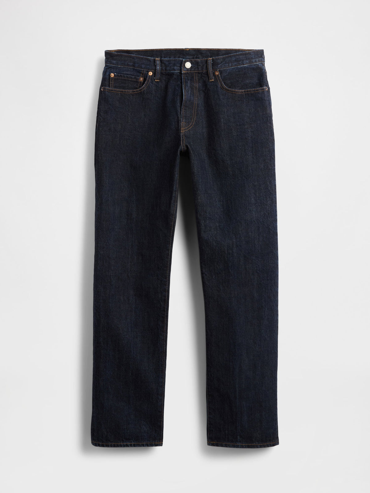 Koyu Mavi Relaxed Straight Jean Pantolon