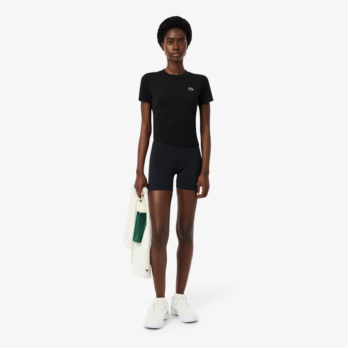 Lacoste Kadın Slim Fit Siyah Tayt