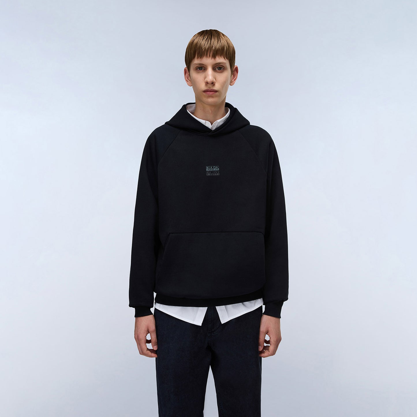 Napapijri B-elevated Logo Erkek Siyah Sweatshirt