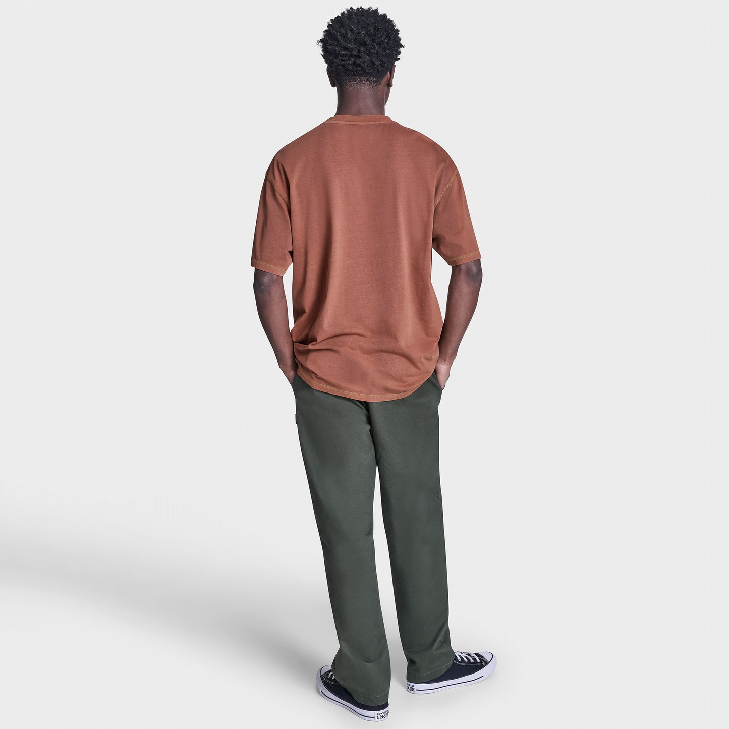 Converse Erkek Kahverengi T-shirt