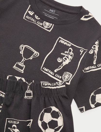 Saf Pamuklu Pijama Takımı