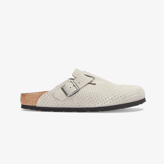 Birkenstock Boston Vl Dotted Erkek Gri Terlik