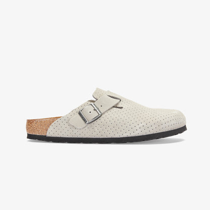 Birkenstock Boston Vl Dotted Erkek Gri Terlik