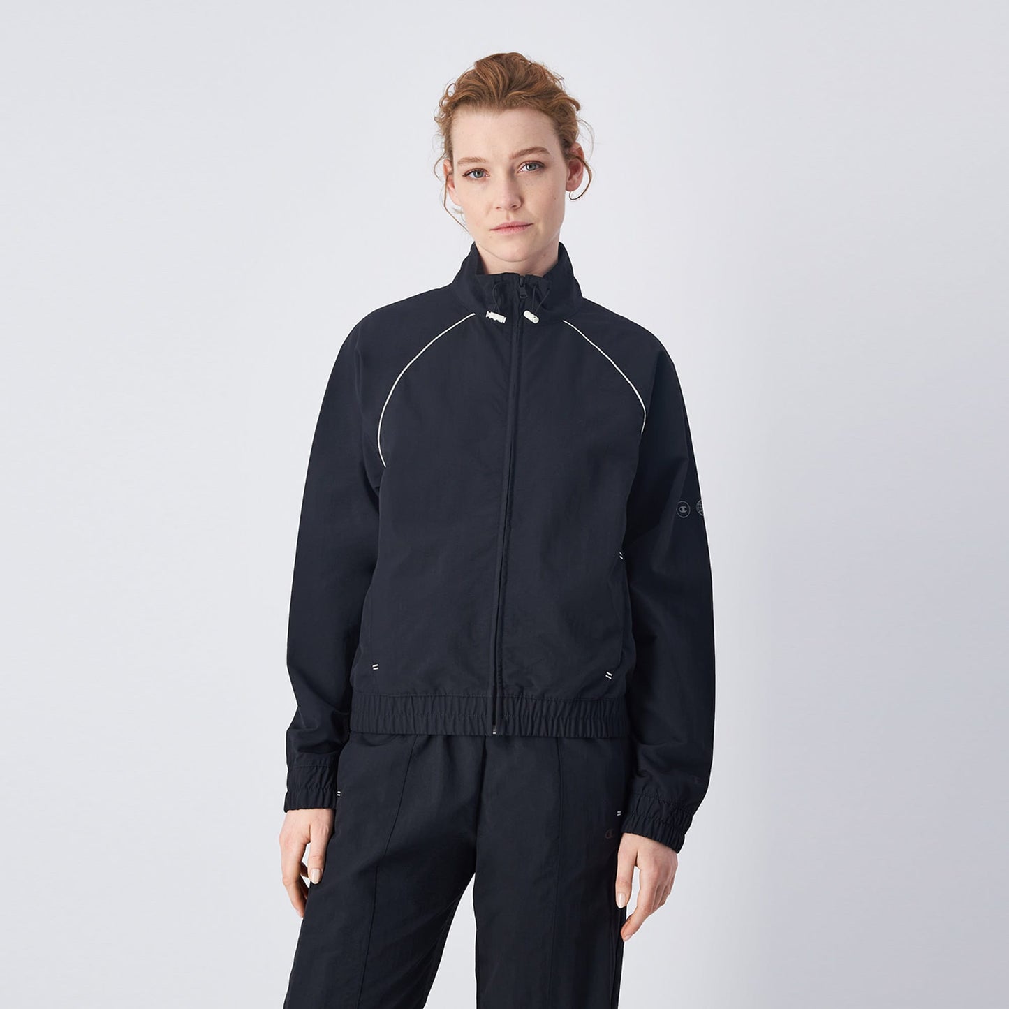 Champion Full Zip Kadın Siyah Sweatshirt