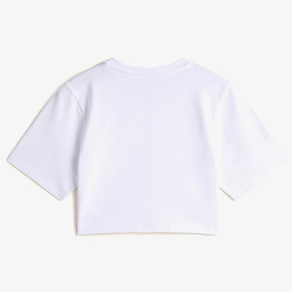 Vans W Style 76 Ii Crew Crop Ss Kadın Beyaz T-shirt