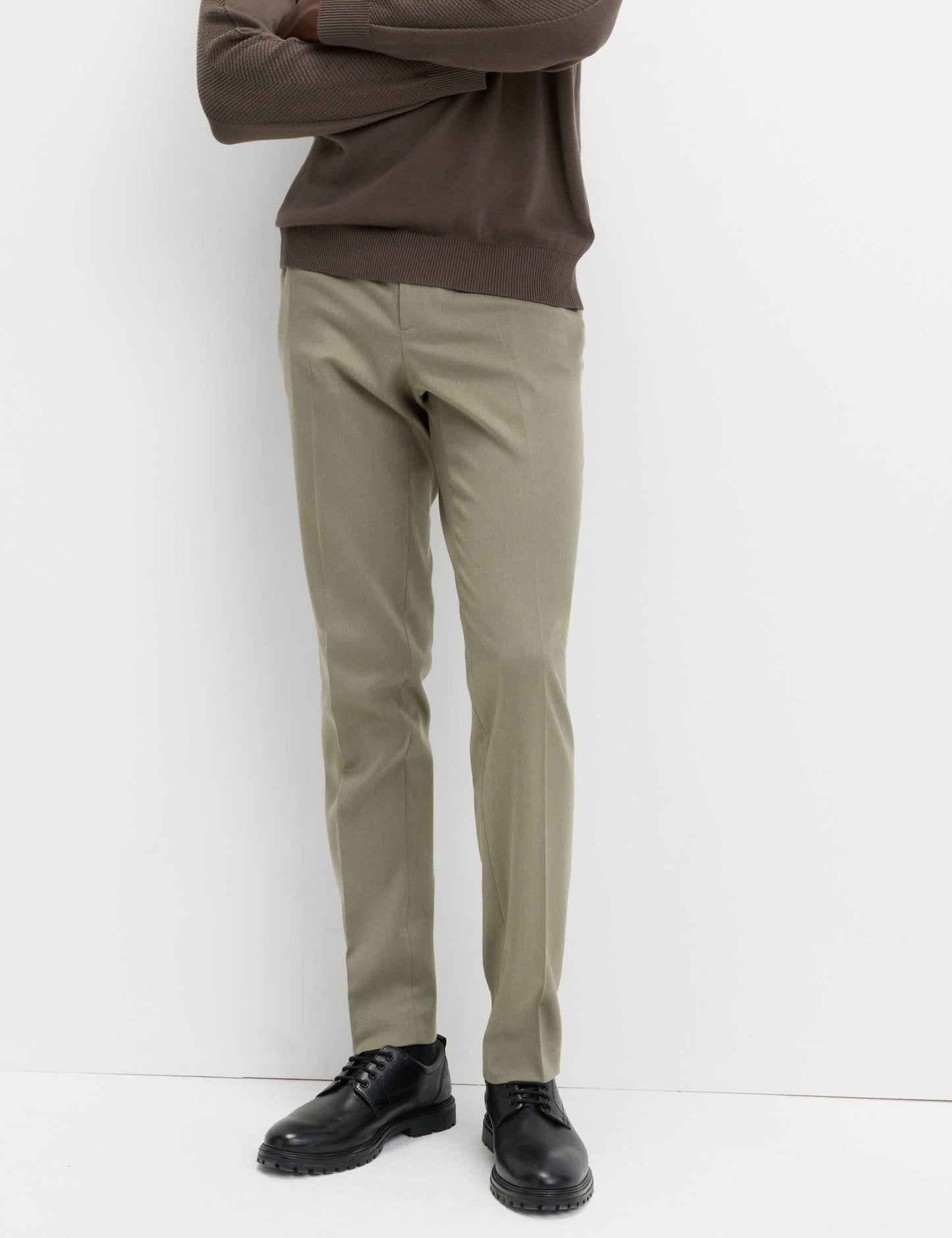 Slim Fit Twill Pantolon
