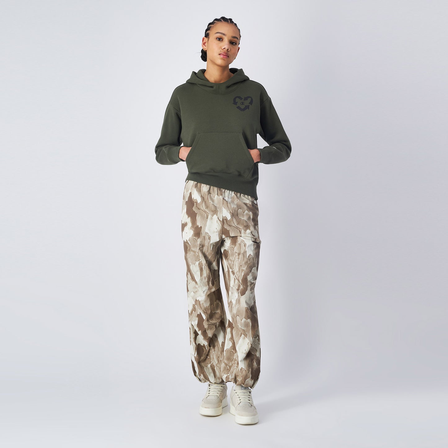 Champion Parachute Kadın Krem Pantolon