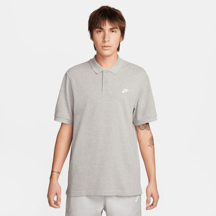 Nike Club Pique Erkek Gri Polo
