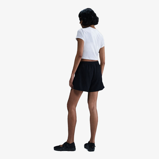 Nike Sportswear Chill Knit Cropped Kadın Beyaz T-shirt