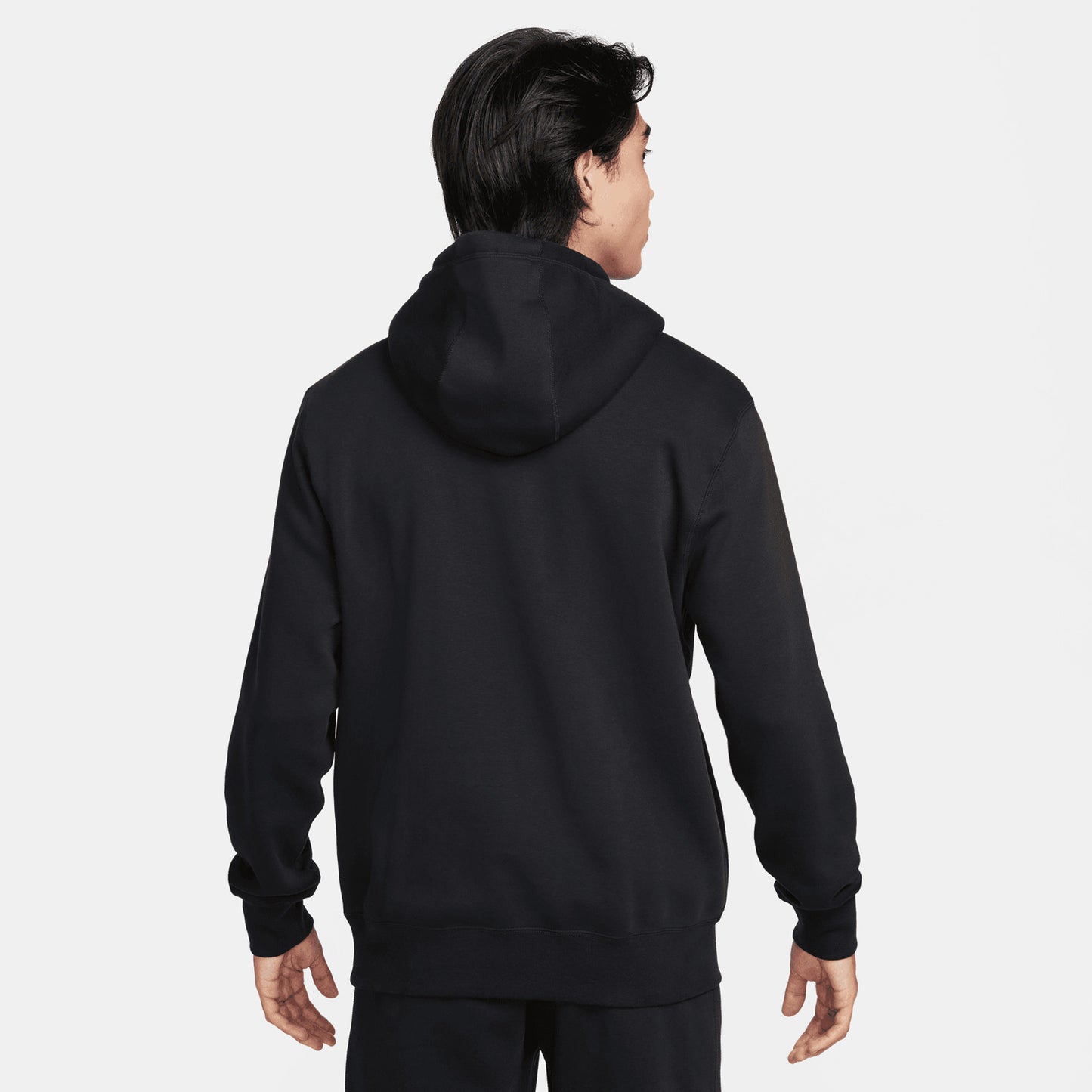 Nike Club Fleece Erkek Siyah Hoodie