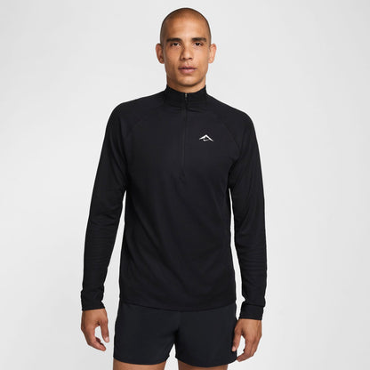 Nike Dri-fit Trail Midlayer Erkek Siyah Koşu Üstü