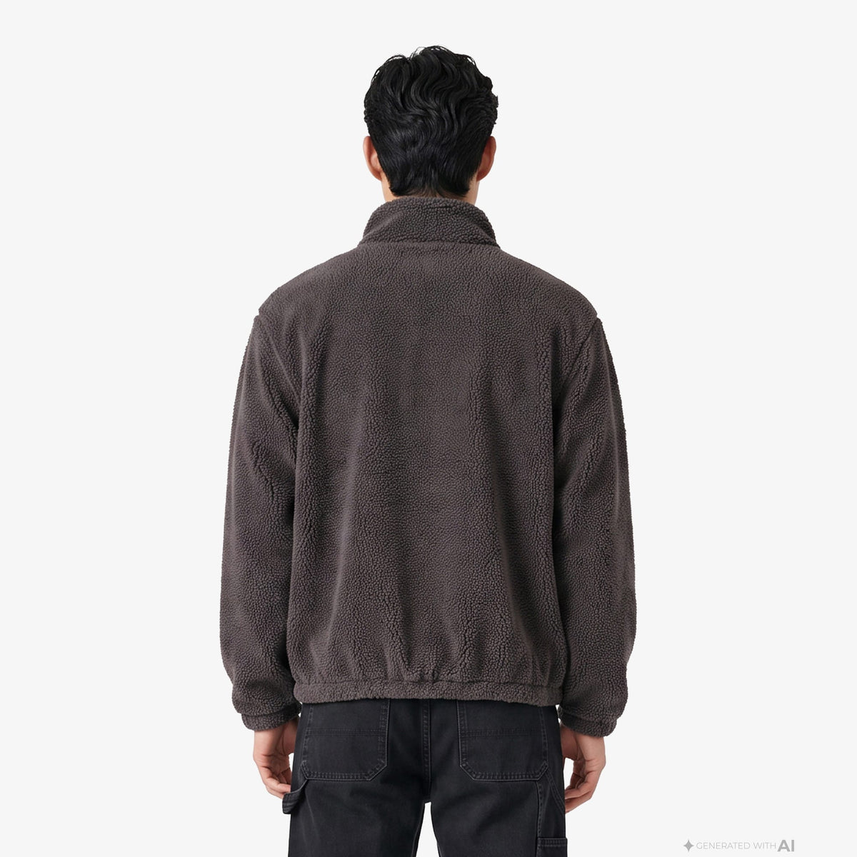 Unıted4 Regular Fit Erkek Kahverengi Sweatshirt