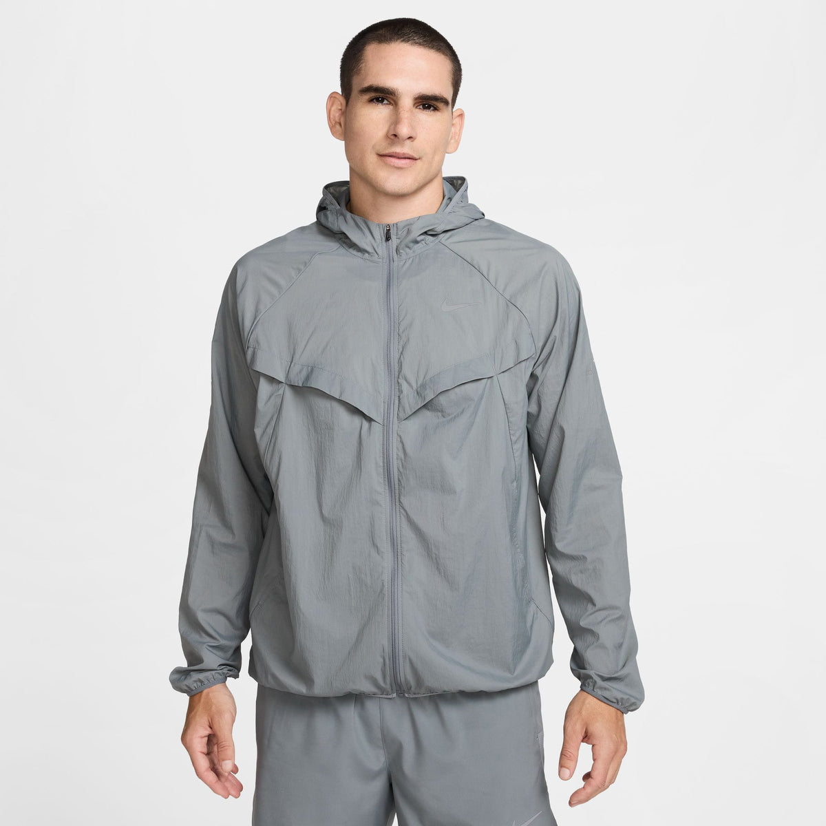 Nike Uv Rpl Stride Jacket Erkek Gri Ceket
