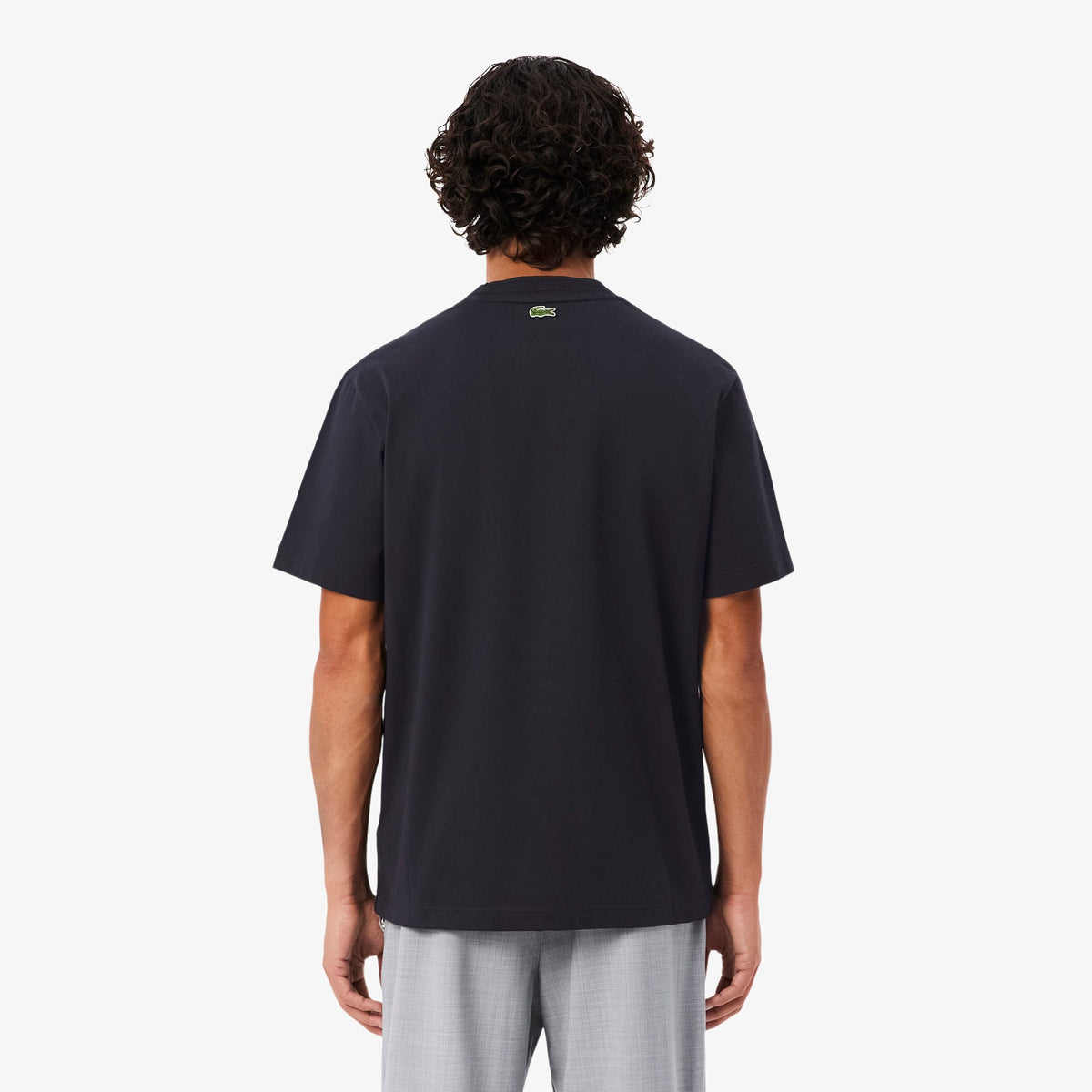 Lacoste Classic Fit Erkek Gri T-shirt