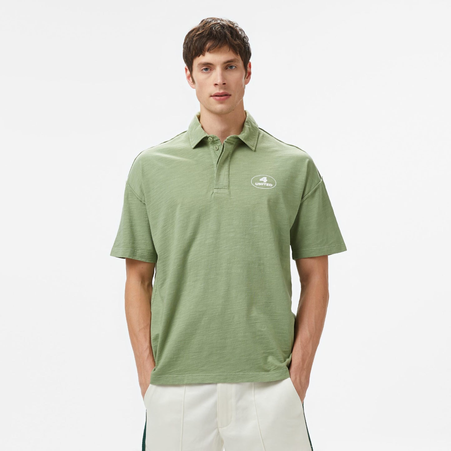 United4 Ozon Erkek Yeşil Polo