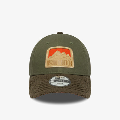 New Era 9forty Outdoor Verde Çocuk Yeşil Şapka