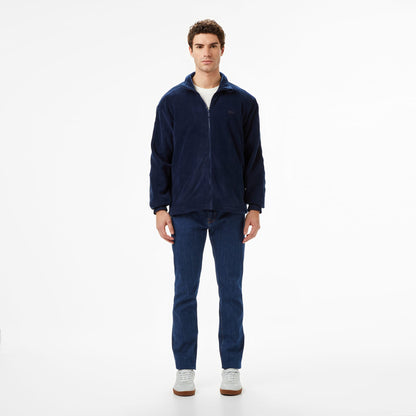 Lacoste Erkek Loose Fit Fermuarlı Lacivert Sweatshirt