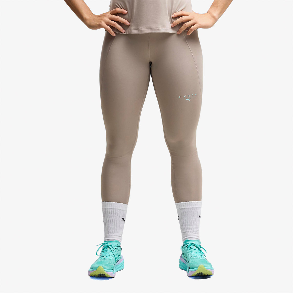Puma X Hyrox Essentials Kadın Bej Tayt
